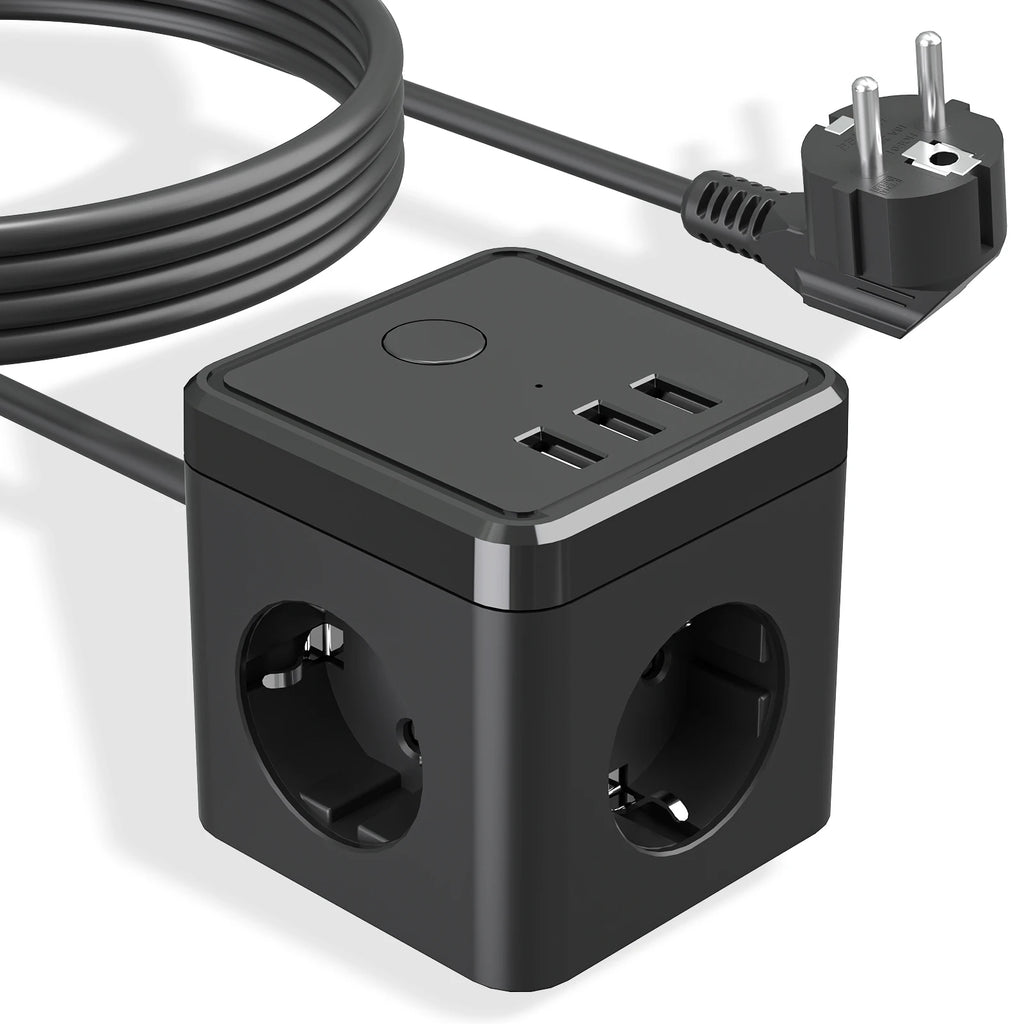 Cube Multiple Socket With USB